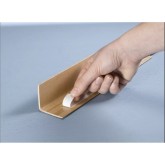 2" x 2" x 16.75" Medium Brown .160 Edge Protectors with Adhesive Strip - 4212 per Skid